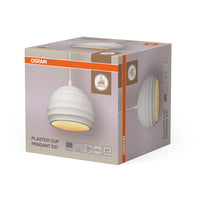 OSRAM DECOR Plaster Gips-Leuchte, Pendelleuchte E27, 160 mm