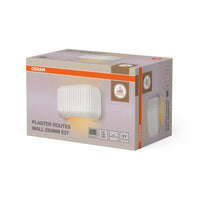 OSRAM DECOR Plaster Routes Wall Wandleuchte 250 1xE27 White