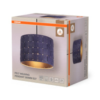 OSRAM DECOR Pendelleuchte Decor Felt Weaving grau, E27, 280 mm