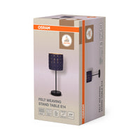 OSRAM DECOR Tischleuchte Decor Felt Weaving Stand grau, E14