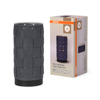 OSRAM DECOR Tischleuchte Decor Felt Weaving Tube grau, E14