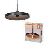 OSRAM DECOR Plate Pendant E27 Pendelleuchte Black Wood OSRAM DECOR