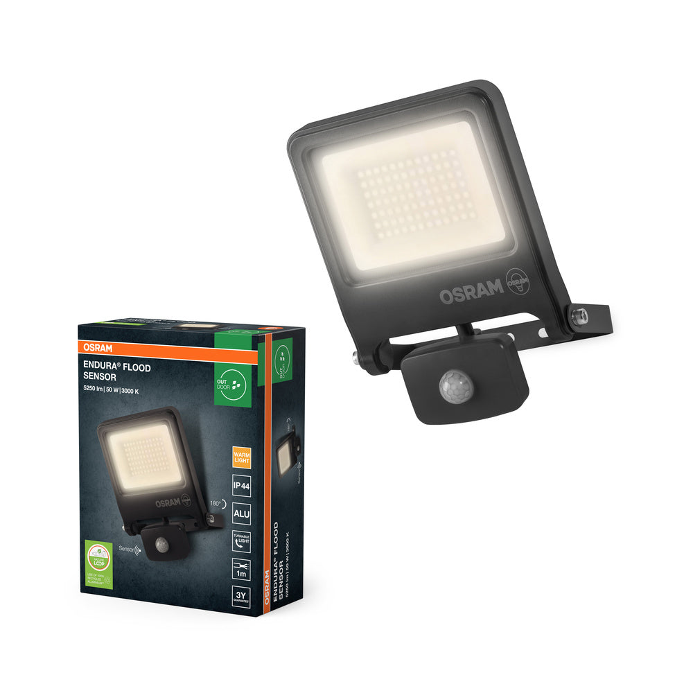 OSRAM ENDURA® FLOOD Sensor Warm White 50 W 3000 K DG