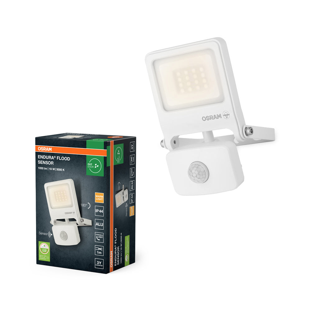 OSRAM ENDURA® LED Strahler mit Sensor 10W / 3000K Warmweiß