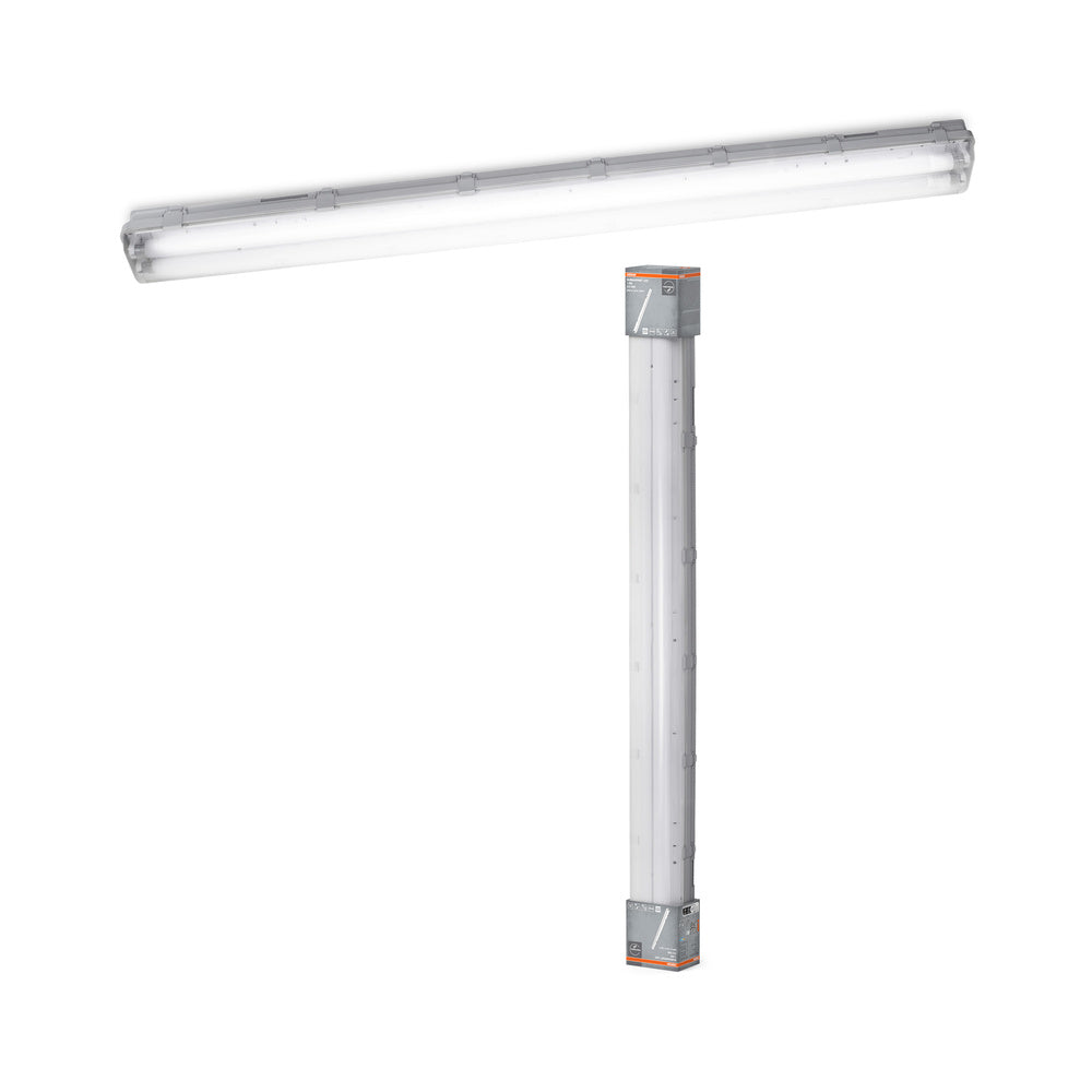 OSRAM LED Feuchtraum-Leuchte, Leuchte für Außenanwendungen, Kaltweiß, 1265 mm x 115,0 mm x 86,0 mm, SubMARINE