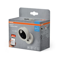AKTION - OSRAM Wifi SMART+ Smarte Indoor Überwachungskamera zur Wandmontage Weiß inkl. Gratis Smart Plug