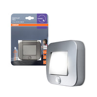 OSRAM NIGHTLUX® Hall Batterie LED Nachtlicht mit Sensor 0,3W / 4000K Kaltweiß, grau