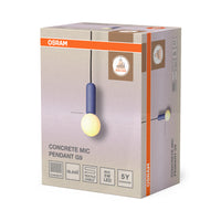OSRAM DECOR Concrete Mic Pendelleuchte 1xG9 Blau