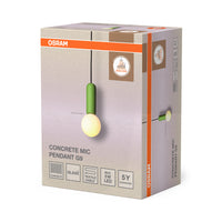 OSRAM DECOR Concrete Mic Pendelleuchte 1xG9 Grün