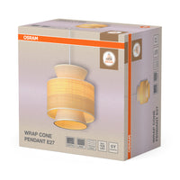 OSRAM DECOR Wrap Cone Pendelleuchte E27 Beige