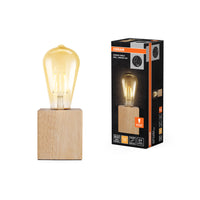 OSRAM Vintage 1906 Table Luminaire Tischleuchte, 2.5W, E27, Braun, inkl. Leuchtmittel