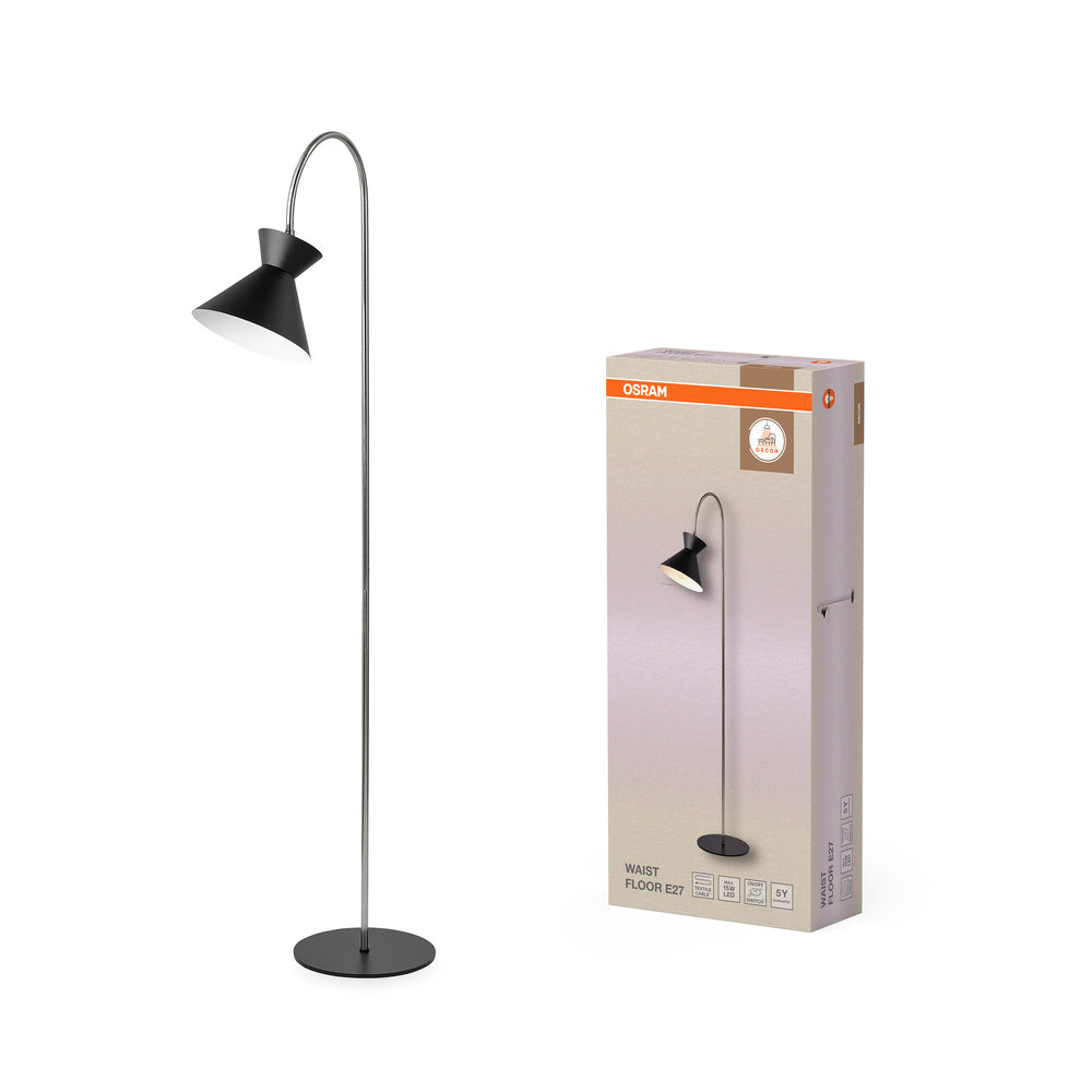 OSRAM DECOR Waist Stehleuchte E27 Schwarz