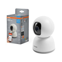 AKTION - OSRAM Wifi SMART+ Smarte Indoor Überwachungskamera Weiß inkl. Gratis Smart Plug