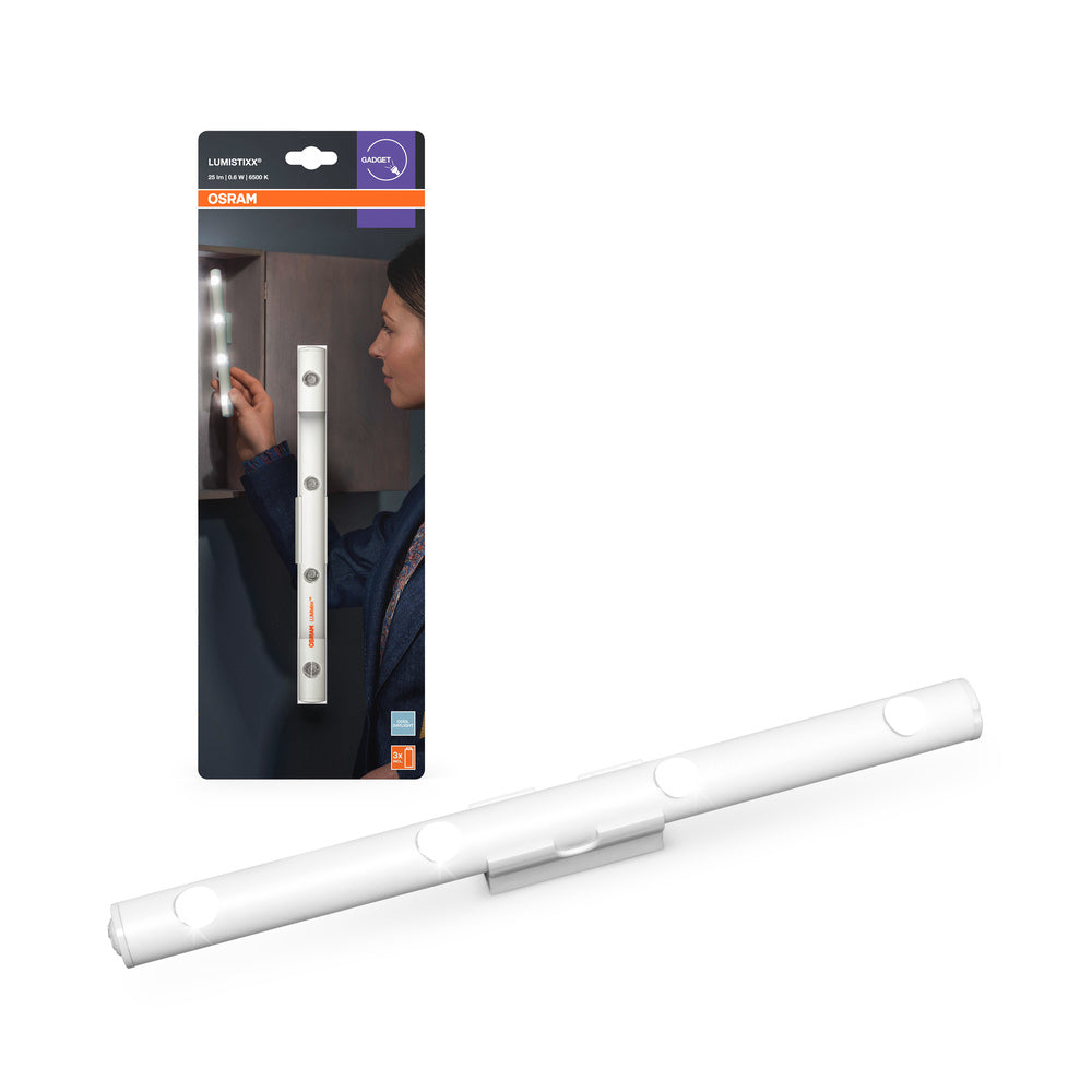 OSRAM LED Batteriebetriebene Leuchte, Leuchte für Innenanwendungen, White, LUMIstixx