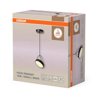 OSRAM DECOR Puck 1xPendelleuchte 12W 930 Schwarz