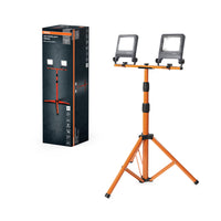 OSRAM LED Arbeitsleuchte Tripod 2x30W 840, 4000K kaltweiß, 5400 lm, IP65, höhenverstellbar 1,8m, 360°