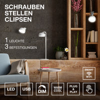 OSRAM DECOR HELPER GADGET batteriebetriebene USB 3-in-1 Leuchte Touch-Dim Schwarz