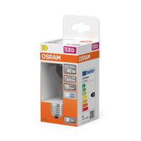 OSRAM Retrofit Classic A LED Lampe (ex 40W) 4W / 4000K Kaltweiß E27