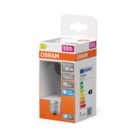 OSRAM LED Retrofit Classic A Lampe klar (ex 40W) 4,5W / 6500K Kaltweiß E27