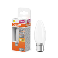 OSRAM LED Lampe LED Retrofit CLASSIC B 4W 827 Frosted B22d, 470 lm, 2700 K, Warmweiß