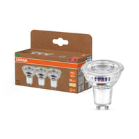 OSRAM LED  PAR16-Form, LED-Spot, 2 W, (ex 50 W), 360 lm, Warmweiß, 2700 K, Energieeffizienzklasse: A, 50000 h, 3er