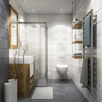 OSRAM LED Spot Recess Einbaustrahler Bad Set GU10 IP65 4.5W 840 Satin-Nickel ⌀68 mm