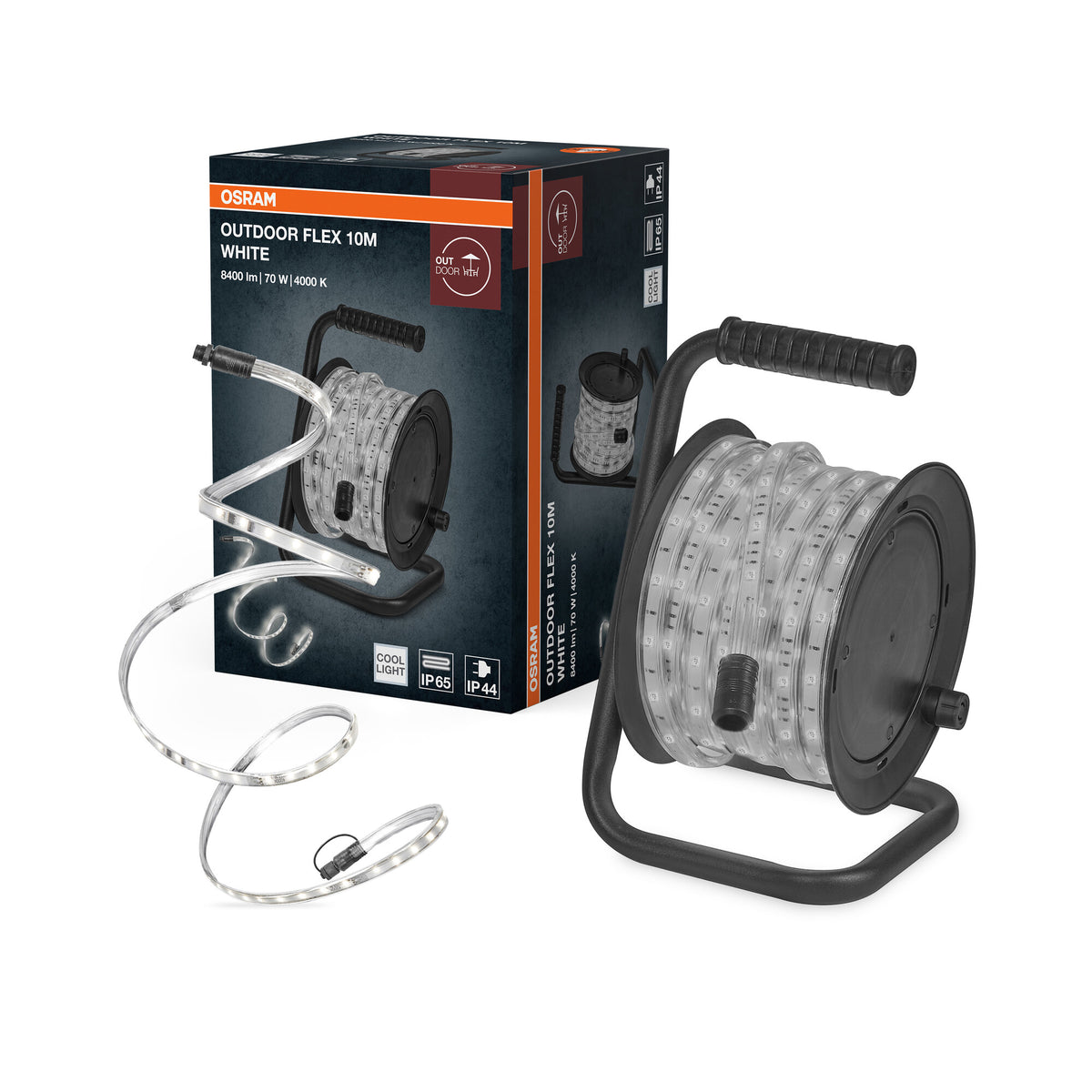 OSRAM Outdoor Flex LED Streifen 10M IP65, kaltweiß, bis 50 m erweiterb