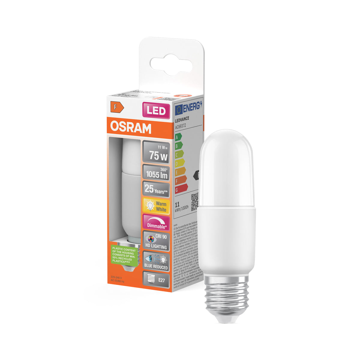 OSRAM LED SUPERSTAR PCR CLASSIC STICK DIM LAMP in Stick-Form, LED-Lamp