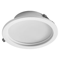 OSRAM LED Downlight Einbaustrahler Bad Set IP44 Slim 160 mm 18W Metall Weiß ⌀135 mm