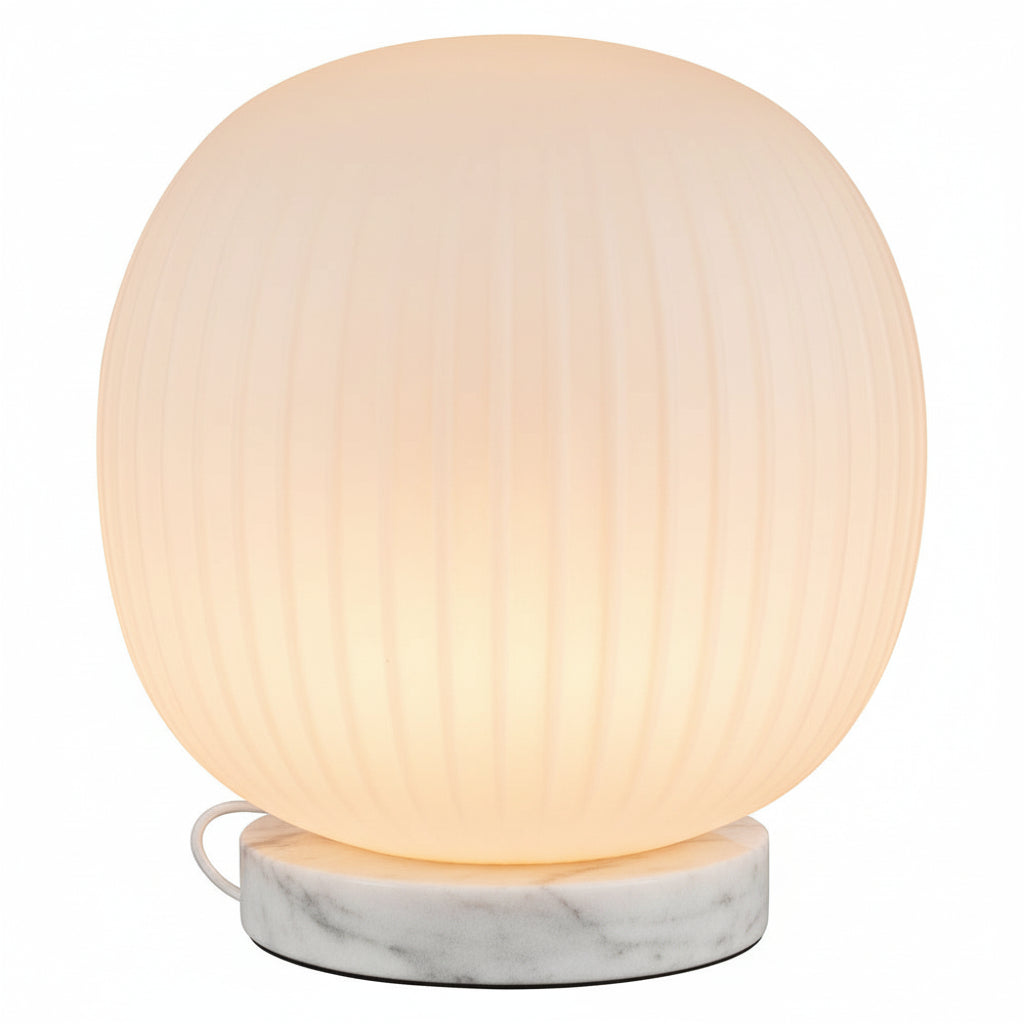 OSRAM DECOR Glass Lantern Marble Tischleuchte E27