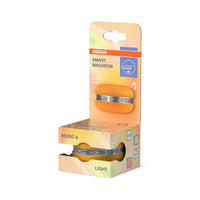 OSRAM SMART+ Wifi Macaron Bluetooth-Lautsprecher mit Bewegungssteuerung, RGG, Orange