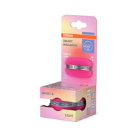 OSRAM SMART+ Wifi Macaron Bluetooth-Lautsprecher mit Bewegungssteuerung, RGG, Pink