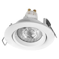 OSRAM LED Spot Recess Einbaustrahler Set Twistlock GU10 Adjustable  2.6W 827 Weiß ⌀75 mm
