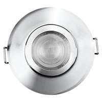 OSRAM LED Spot Recess Einbaustrahler Bad Set GU10 IP65 4.5W Chrom ⌀68 mm