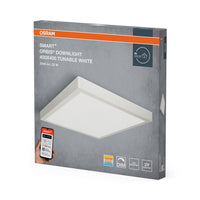 OSRAM Wifi SMART+ ORBIS DOWNLIGHT LED Deckenleuchte 40x40cm Tunable Weiß 22W / 3000-6500K
