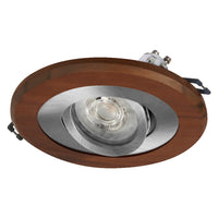 OSRAM Wood Spot GU10 Dark Einbaustrahler 4.5W Satin-Nickel ⌀68 mm