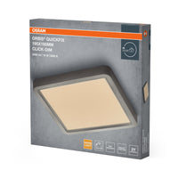 OSRAM Orbis Quickfix Square Deckenleuchte 195x195 mm 16W Click-Dim Silber
