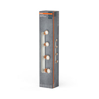OSRAM LED Spot Brick Deckenleuchte 4xGU10 Weiß und Holz