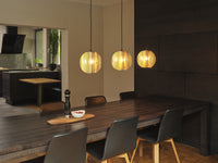 OSRAM DECOR Folded Globe Pendelleuchte Linear 3xE27 Gold