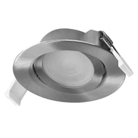 OSRAM LED Spot Recess Einbaustrahler Set DIM 4.9W 120° Satin-Nickel ⌀75 mm