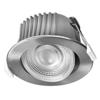 OSRAM LED Spot Recess Bad Einbaustrahler Set CCT IP44 schwenkbar 4.9W 36° Satin-Nickel ⌀68 mm