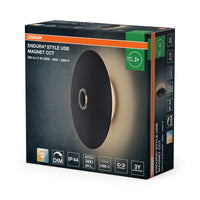 ENDURA® Style USB Magnet Akku Außenwandleuchte CCT DIM IP44 Dark Grey