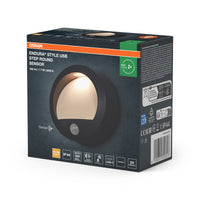 OSRAM ENDURA® Style USB Akku Außenwandleuchte Wall 1.7W Sensor IP44 Dark Grey