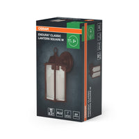 OSRAM ENDURA® Classic Laterne Square M Außenwandleuchte E27 Rost