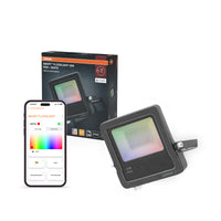 OSRAM SMART+ MATTER Floodlight LED-Fluter, 50W, 4000lm, RGBW 16 Mio. Farben, 3000K, WiFi, Matter, Alexa/Google, IP65
