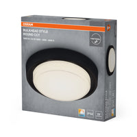 OSRAM Deckenleuchte Schwarz, 3000 K / 4000 K / 6500 K, Warmweiß, 2100 lm, 24 W, 22 cm ⌀