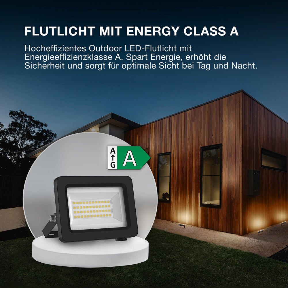 OSRAM FLOODLIGHTS ENERGY EFFICIENCY Strahler, 15W, 4000K Dunkelgrau