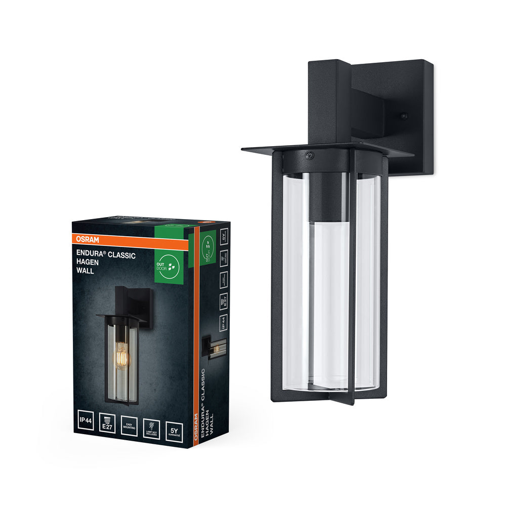 OSRAM ENDURA® Classic Hagen Außenwandleuchte E27 IP44 Dunkelgrau