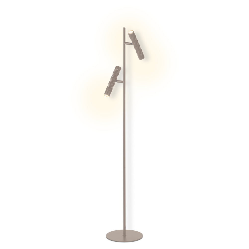 OSRAM DECOR Stehleuchte Twirl Beige, 25 cm Durchmesser, Stahl, 220-240 V, GU10, IP20
