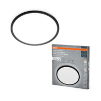 OSRAM ORBIS EASYFIX LED Backlight Deckenleuchte 42cm 22W 3Step Click CCT Sensor IP54, schwarz